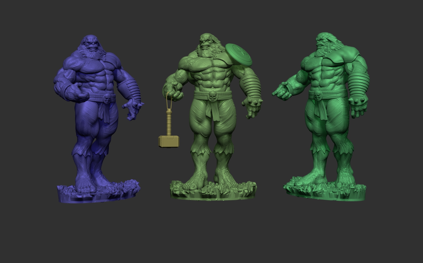 🦸‍♂️ hulk maestro・ 3D File for ・Cults